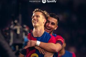 九游体育-中间打个盹！巴萨联赛战绩↑↓↑：12轮11胜，8轮1胜，8轮全胜