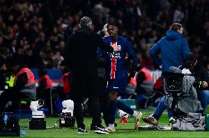 九游体育-恩里克：我会把金球奖颁给登贝莱，他没有给国米任何喘息空间