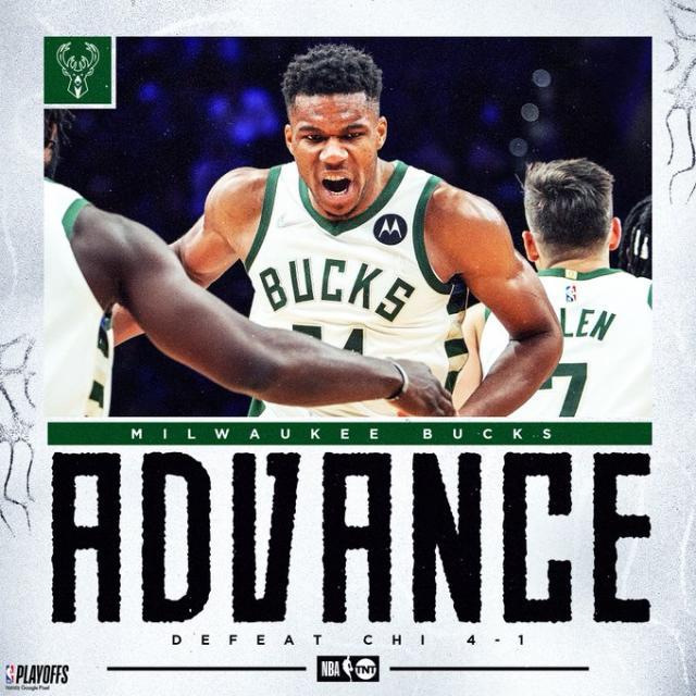 九游-雄鹿轻松淘汰公牛 卫冕冠军的挑战却才刚刚开始